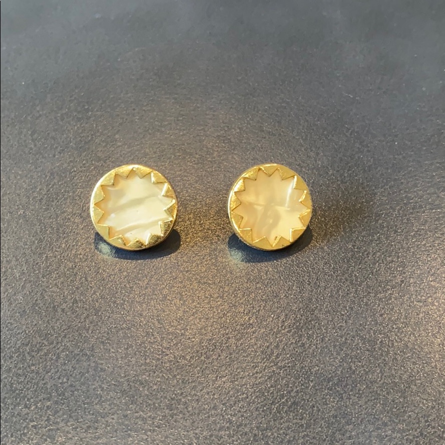 House Of Harlow 14k Gold & Pearl Earrings